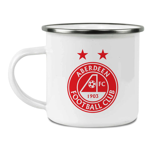 Aberdeen FC Back of Shirt Enamel Camping Mug