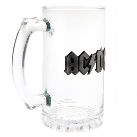 AC/DC Glass Tankard  - Official Merchandise Gifts