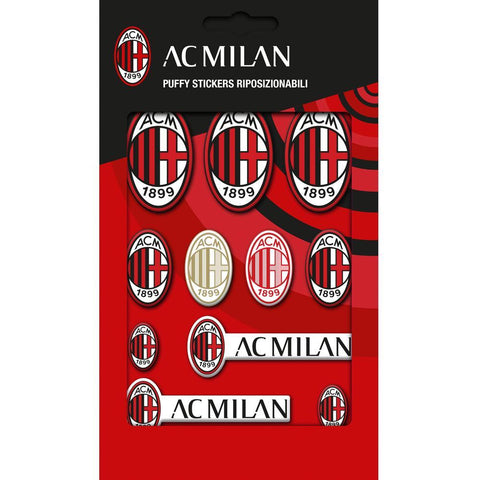 AC Milan Bubble Sticker Set  - Official Merchandise Gifts