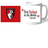 Personalised AFC Bournemouth Best Husband In The World Mug