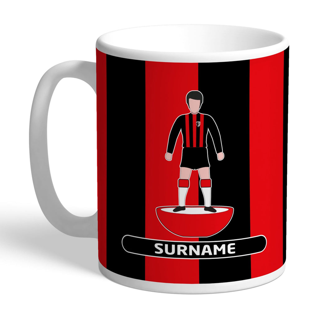 Personalised AFC Bournemouth Player Figure Mug