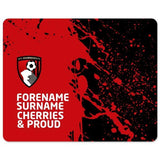 Personalised AFC Bournemouth Proud Mouse Mat