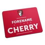 Personalised AFC Bournemouth True Mouse Mat