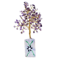 Amethyst Gemstone Tree Ornament - 160 Stone