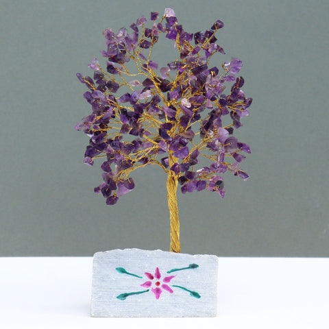 Amethyst Gemstone Tree Ornament - 320 Stone