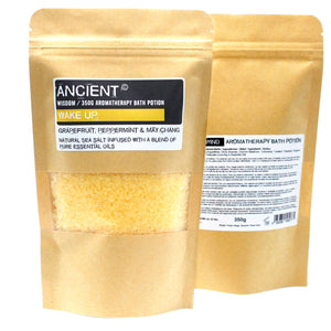 Aromatherapy Bath Potion in Kraft Bag 350g - Wake Up