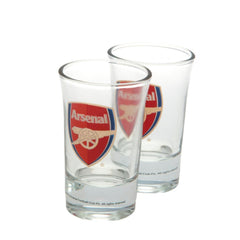 Arsenal FC 2pk Shot Glass Set  - Official Merchandise Gifts