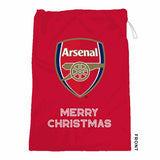 Arsenal FC Back of Shirt Santa Sack