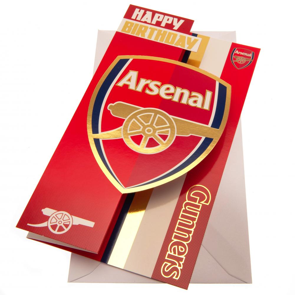 Arsenal FC Birthday Card  - Official Merchandise Gifts