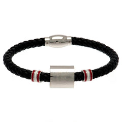 Arsenal FC Colour Ring Leather Bracelet  - Official Merchandise Gifts