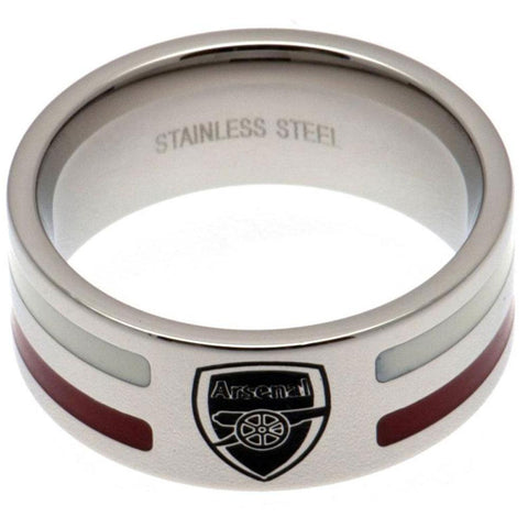 Arsenal FC Colour Stripe Ring Large  - Official Merchandise Gifts