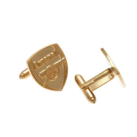 Arsenal FC Gold Plated Cufflinks  - Official Merchandise Gifts
