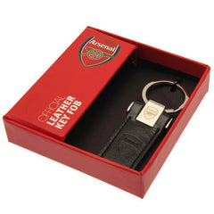 Arsenal FC Leather Key Fob  - Official Merchandise Gifts