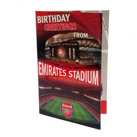 Arsenal FC Pop-Up Birthday Card  - Official Merchandise Gifts