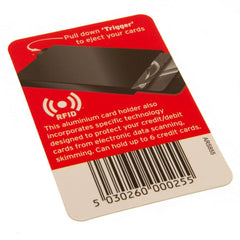 Arsenal FC rfid Aluminium Card Case  - Official Merchandise Gifts