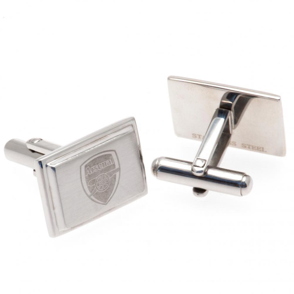 Arsenal FC Stainless Steel Cufflinks  - Official Merchandise Gifts