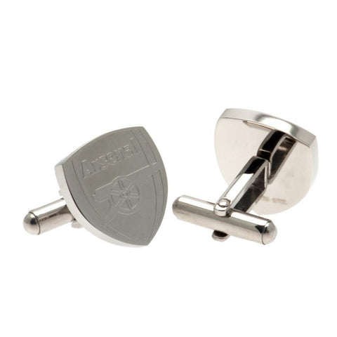 Arsenal FC Stainless Steel Formed Cufflinks  - Official Merchandise Gifts