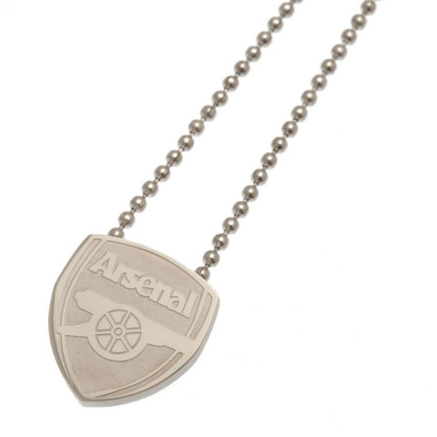 Arsenal FC Stainless Steel Pendant & Chain  - Official Merchandise Gifts