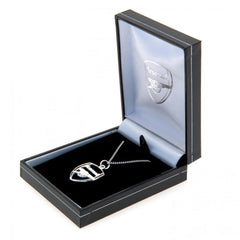 Arsenal FC Sterling Silver Pendant & Chain CR  - Official Merchandise Gifts