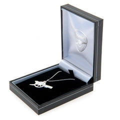 Arsenal FC Sterling Silver Pendant & Chain GN  - Official Merchandise Gifts