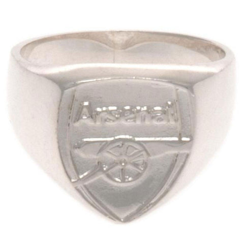 Arsenal FC Sterling Silver Ring Medium  - Official Merchandise Gifts