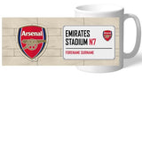 Arsenal FC Street Sign Mug - Official Merchandise Gifts
