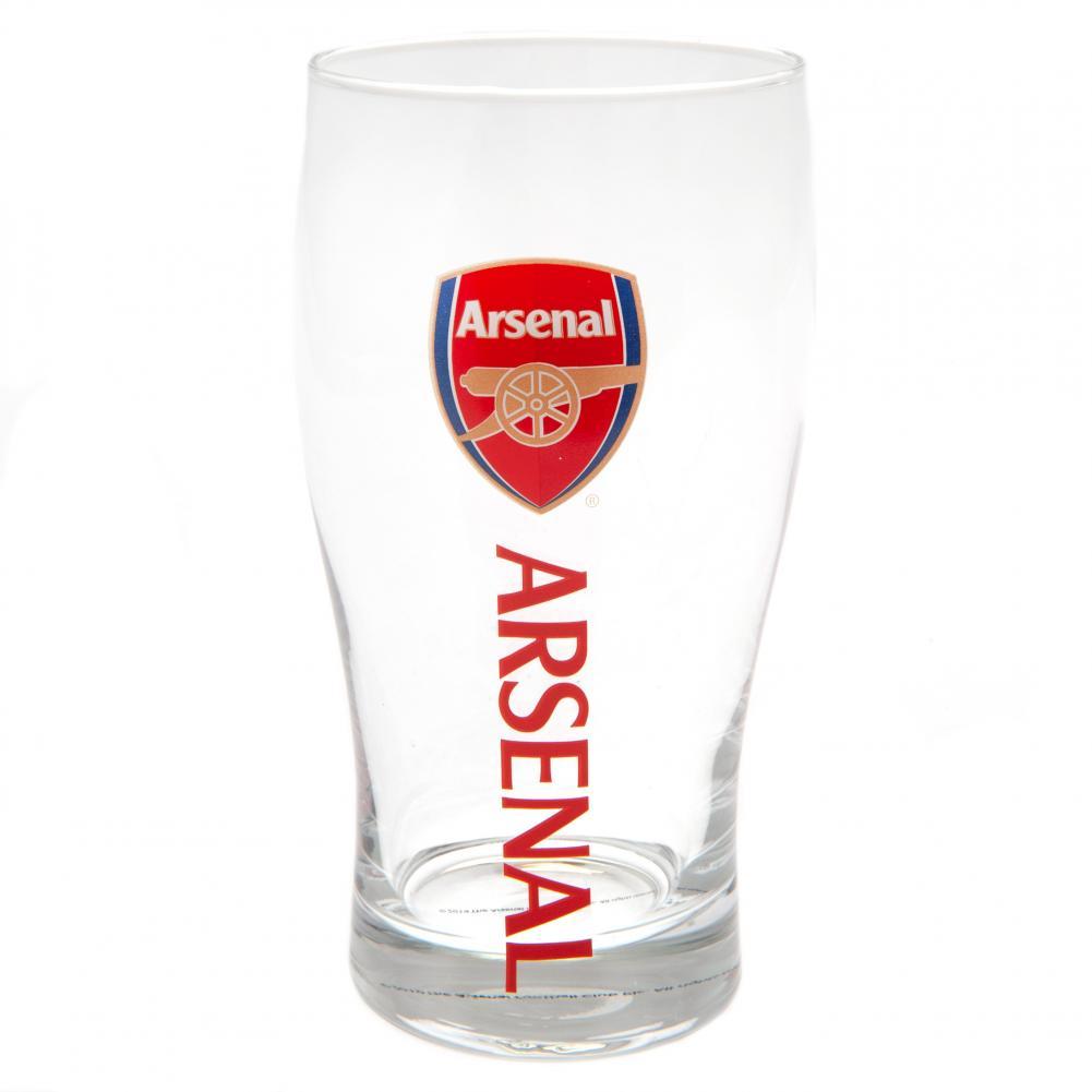 Arsenal FC Tulip Pint Glass  - Official Merchandise Gifts