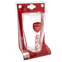 Arsenal FC Tulip Pint Glass  - Official Merchandise Gifts
