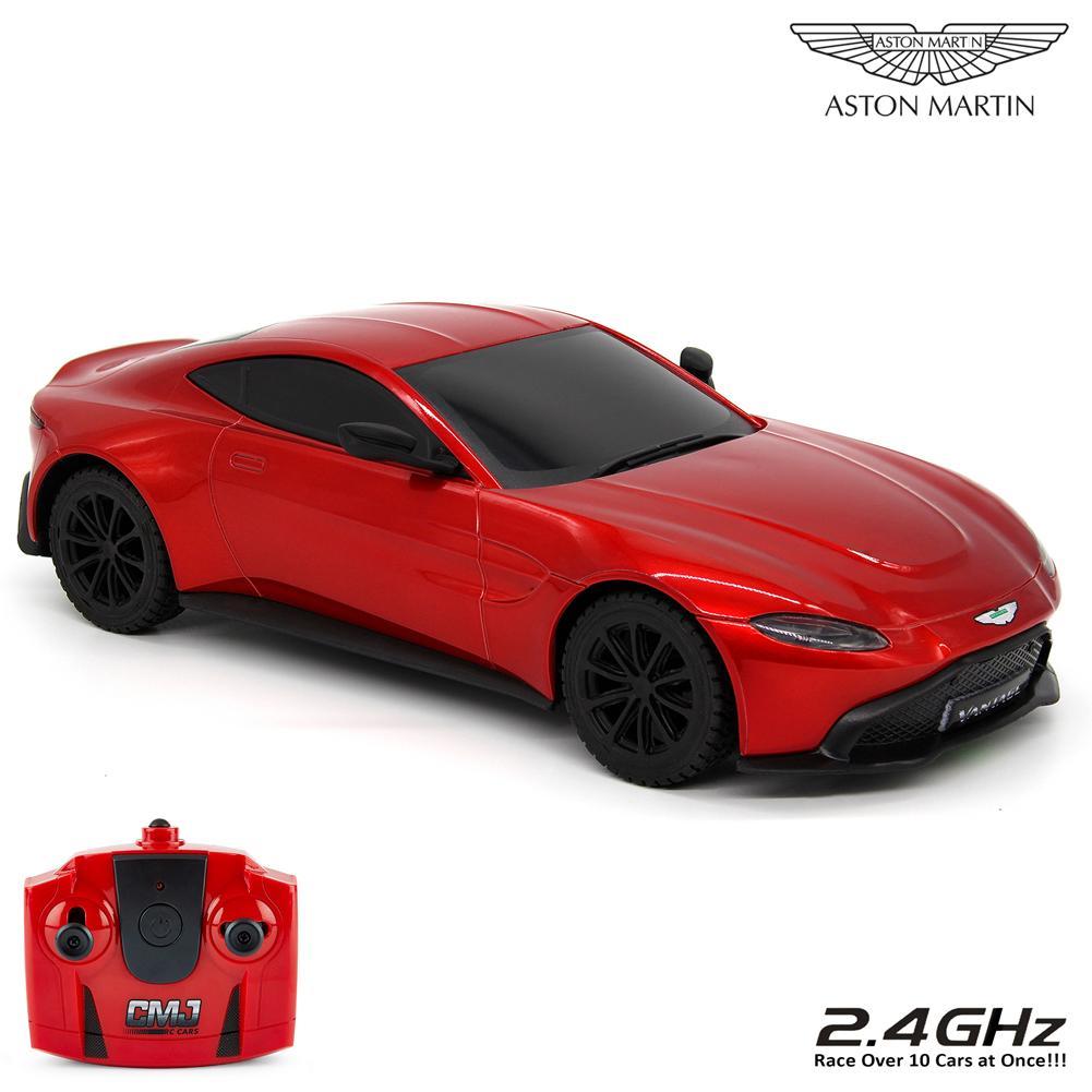 Aston Martin Vantage Radio Controlled Car 1:24 Scale Red  - Official Merchandise Gifts