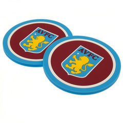Aston Villa FC 2pk Coaster Set  - Official Merchandise Gifts