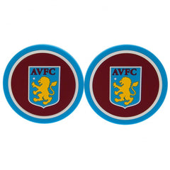 Aston Villa FC 2pk Coaster Set  - Official Merchandise Gifts