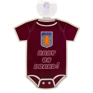 Aston Villa FC Baby On Board Sign  - Official Merchandise Gifts
