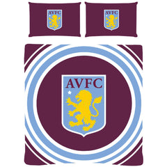 Aston Villa FC Double Duvet Set PL  - Official Merchandise Gifts