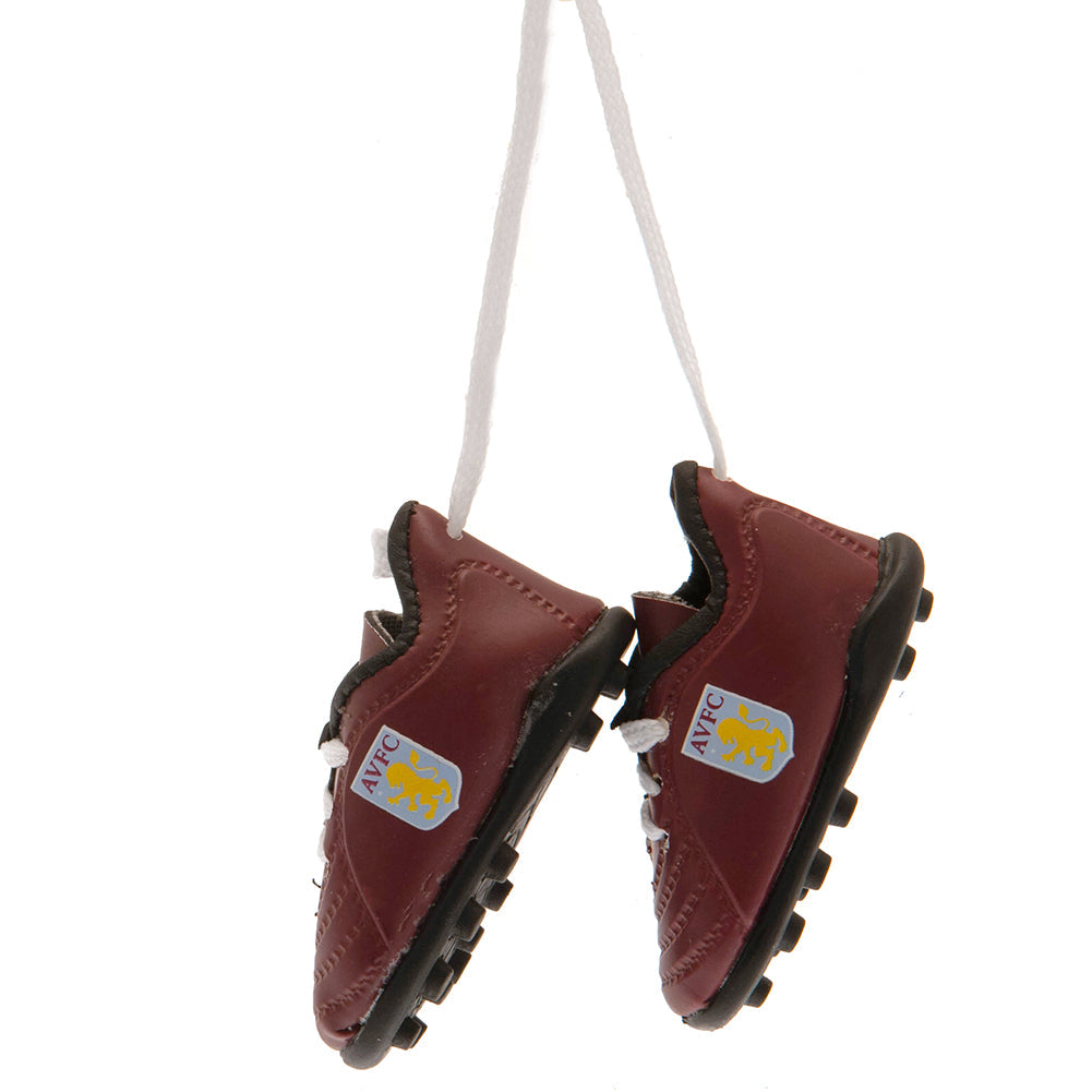 Aston Villa FC Mini Football Boots  - Official Merchandise Gifts