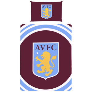 Aston Villa FC Single Duvet Set PL  - Official Merchandise Gifts