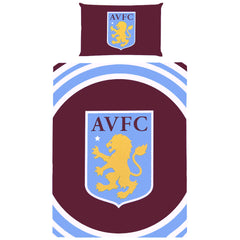 Aston Villa FC Single Duvet Set PL  - Official Merchandise Gifts