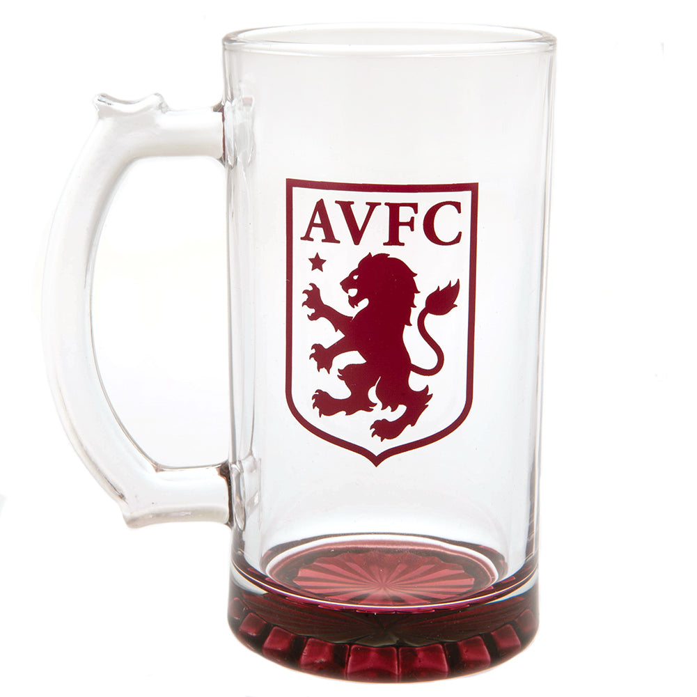 Aston Villa FC Stein Glass Tankard  - Official Merchandise Gifts