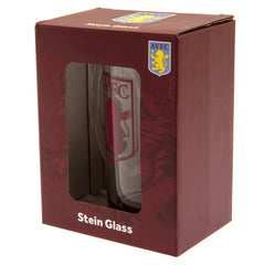 Aston Villa FC Stein Glass Tankard  - Official Merchandise Gifts