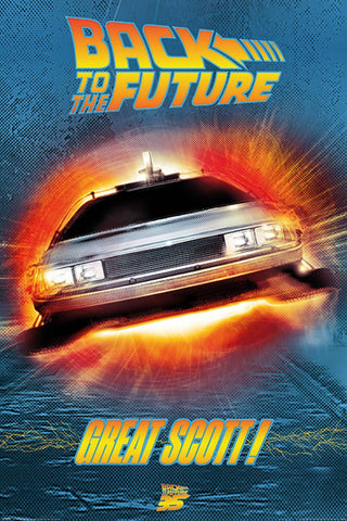 Back To The Future Poster Great Scott! 233  - Official Merchandise Gifts