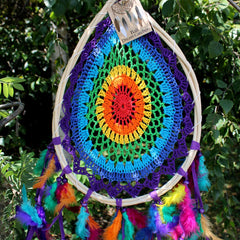 Bali Dream Catchers - Large Multi Teardrop