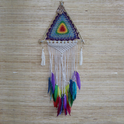 Bali Dream Catchers - Med Multi Pyramid