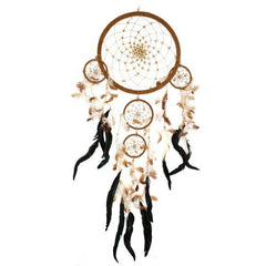 Bali Dreamcatchers - XLarge Round - Cream/Coffee/Choc
