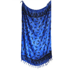 Bali Gecko Sarong - Blue