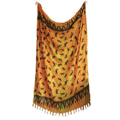 Bali Gecko Sarong - Yellow