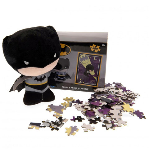 Batman Plush & 3D Puzzle  - Official Merchandise Gifts