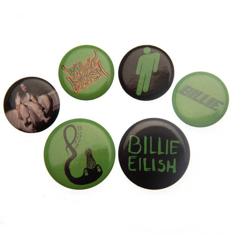 Billie Eilish Button Badge Set  - Official Merchandise Gifts