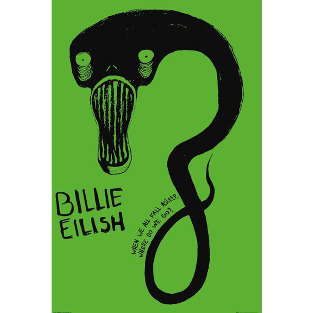 Billie Eilish Poster Ghoul 129  - Official Merchandise Gifts