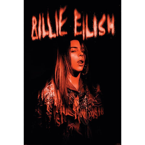 Billie Eilish Poster Sparks 95  - Official Merchandise Gifts