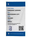 Birmingham City Beach Towel (Personalised Fans Ticket Design)