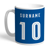 Personalised Birmingham City Retro Shirt Mug